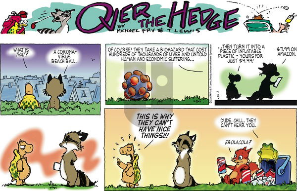 Over the Hedge on Sunday July 5, 2020 Comic Strip