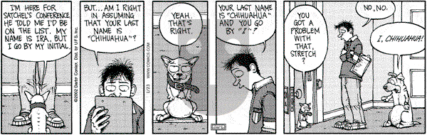 Get Fuzzy on Wednesday January 23, 2002 Comic Strip