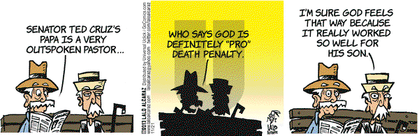 La Cucaracha on Thursday November 21, 2013 Comic Strip