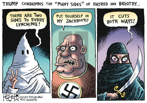 Rob Rogers on Monday August 14, 2017 Comic Strip
