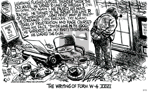 Pat Oliphant on Friday March 13, 1987 Comic Strip