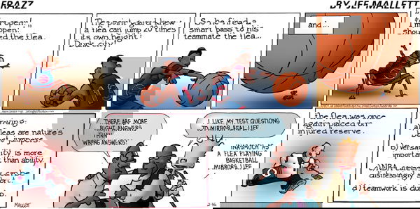 Frazz on Sunday February 16, 2003 Comic Strip
