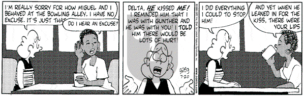 Luann on Tuesday July 20, 1999 Comic Strip