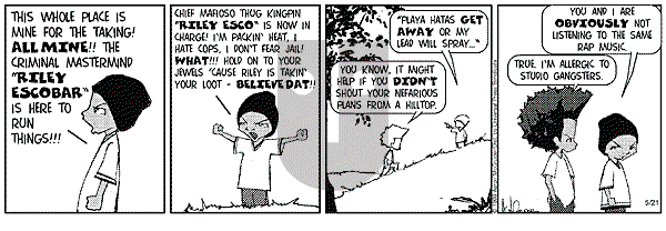 The Boondocks on Friday December 22, 2006 Comic Strip