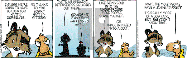 Over the Hedge on Thursday June 9, 2016 Comic Strip