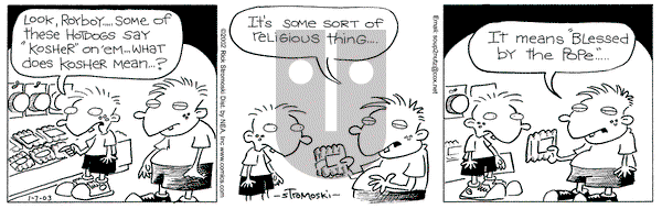 Soup to Nutz - Old on Tuesday January 7, 2003 Comic Strip