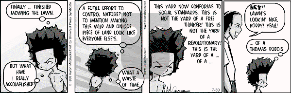 The Boondocks on Friday March 2, 2007 Comic Strip