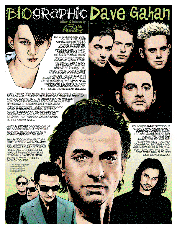 Biographic on Sunday June 25, 2006 Comic Strip