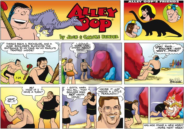Alley Oop on Sunday July 24, 2005 Comic Strip