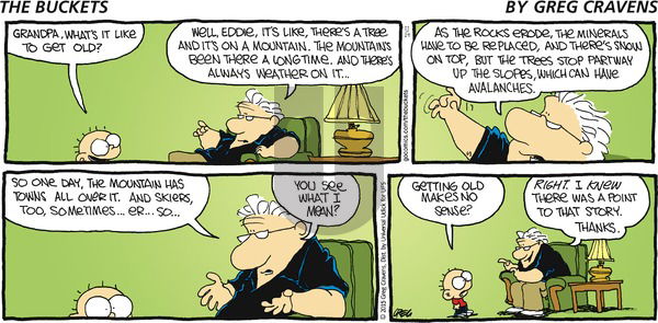 The Buckets on Sunday November 29, 2015 Comic Strip
