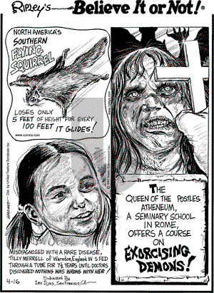 Ripley's Believe It or Not on Sunday February 26, 2006 Comic Strip
