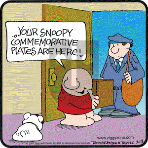 Ziggy on Friday July 13, 2001 Comic Strip