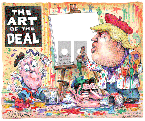 Matt Wuerker on Wednesday July 19, 2017 Comic Strip