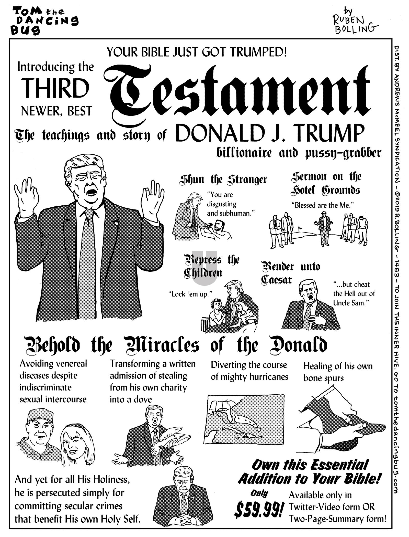 Tom the Dancing Bug - Monday November 11, 2019 Comic Strip