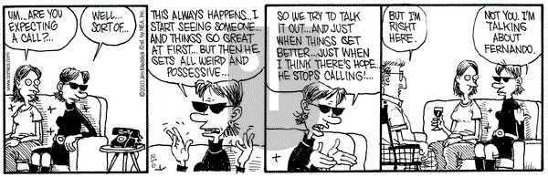Monty on Monday October 6, 2003 Comic Strip
