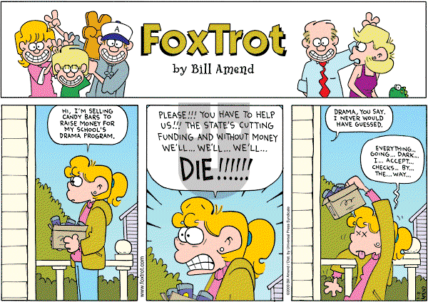 FoxTrot on Sunday March 8, 2009 Comic Strip