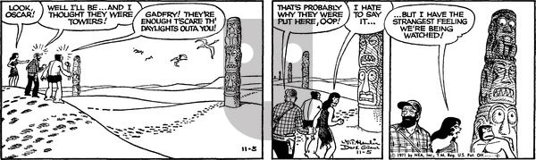 Alley Oop on Friday November 5, 1971 Comic Strip
