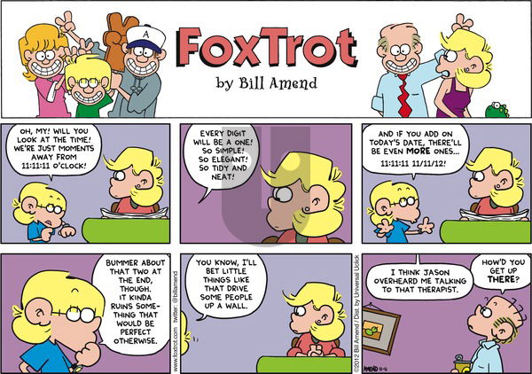 FoxTrot - Sunday November 11, 2012 Comic Strip