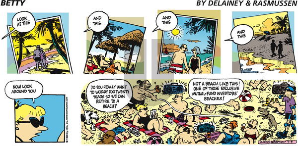 Betty on Sunday July 5, 1998 Comic Strip