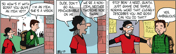 Luann on Monday January 23, 2012 Comic Strip