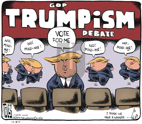 Tom Toles on Friday December 18, 2015 Comic Strip