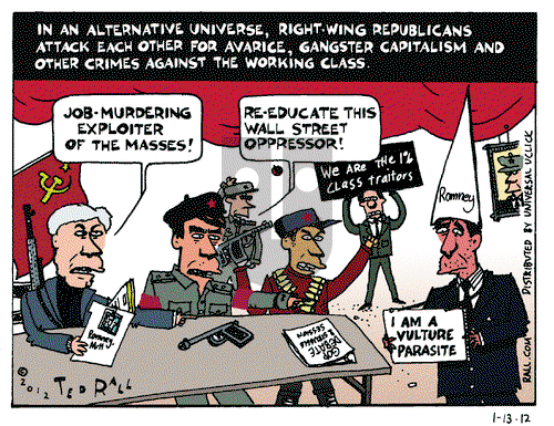 Ted Rall on Friday January 13, 2012 Comic Strip