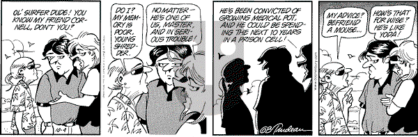 Doonesbury on Friday October 4, 2002 Comic Strip