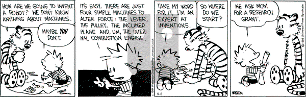 Calvin and Hobbes on Tuesday September 2, 2014 Comic Strip