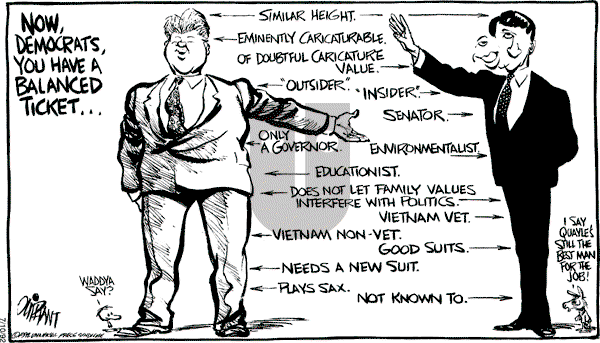 Pat Oliphant - Saturday July 11, 1992 Comic Strip