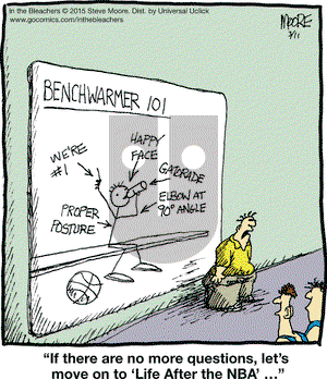 In the Bleachers on Wednesday March 11, 2015 Comic Strip