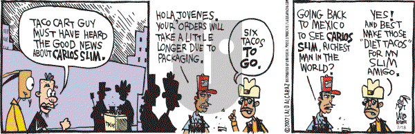 La Cucaracha on Wednesday July 18, 2007 Comic Strip