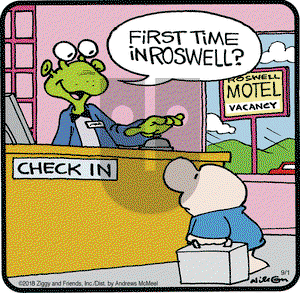 Ziggy on Saturday September 1, 2018 Comic Strip