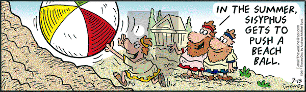 Frank and Ernest on Saturday July 15, 2017 Comic Strip