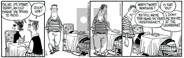 Monty on Monday November 18, 2002 Comic Strip