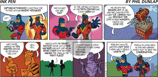 Ink Pen on Sunday November 12, 2006 Comic Strip
