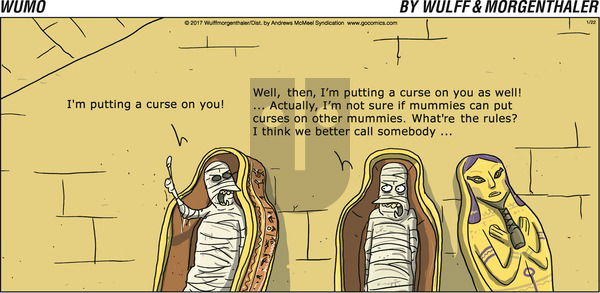 WuMo on Sunday January 22, 2017 Comic Strip