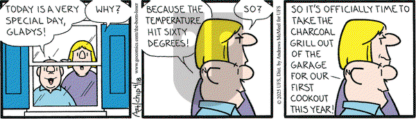 The Born Loser on Friday April 18, 2025 Comic Strip