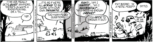 Over the Hedge on Monday May 26, 1997 Comic Strip