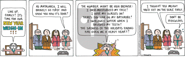 Cathy Classics - Tuesday January 1, 2008 Comic Strip
