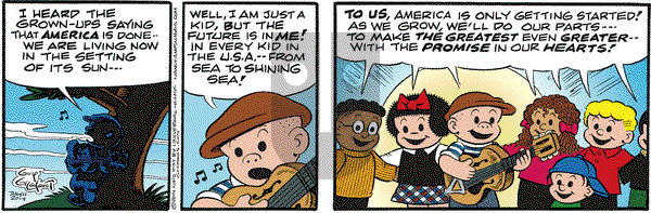 Nancy - Friday July 4, 2014 Comic Strip