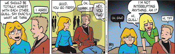 Luann on Thursday March 17, 2011 Comic Strip