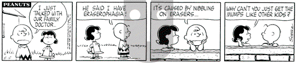 Peanuts on Tuesday May 5, 1964 Comic Strip