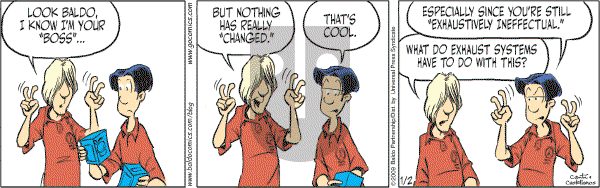 Baldo - Friday January 2, 2009 Comic Strip