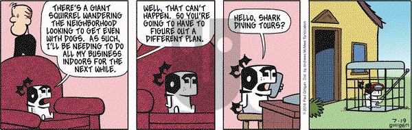 Pooch Cafe on Thursday July 19, 2018 Comic Strip