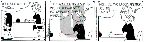 The Born Loser on Thursday April 11, 1996 Comic Strip