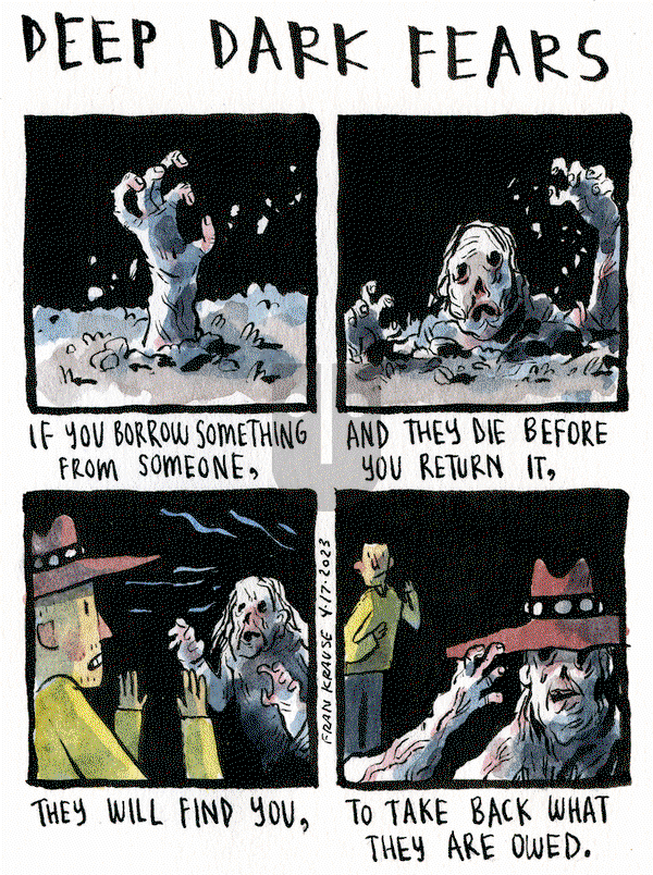 Deep Dark Fears on Monday September 11, 2023 Comic Strip