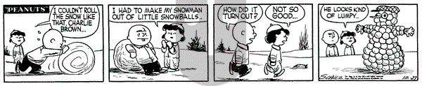 Peanuts on Tuesday December 27, 1955 Comic Strip