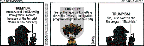 La Cucaracha on Thursday November 16, 2017 Comic Strip