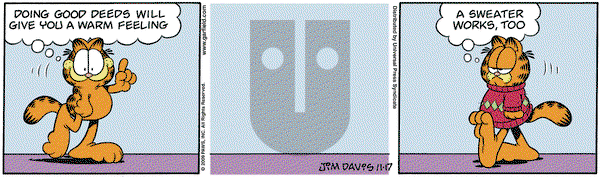 Garfield on Tuesday November 17, 2009 Comic Strip