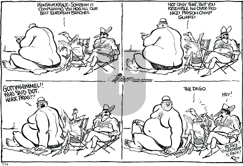 Pat Oliphant on Monday July 14, 2003 Comic Strip